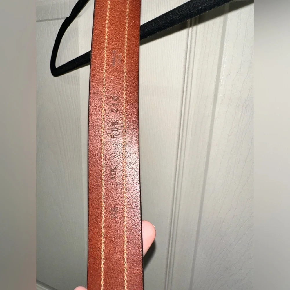Vintage 1990s Tommy Hilfiger Flags Belt Size 38
